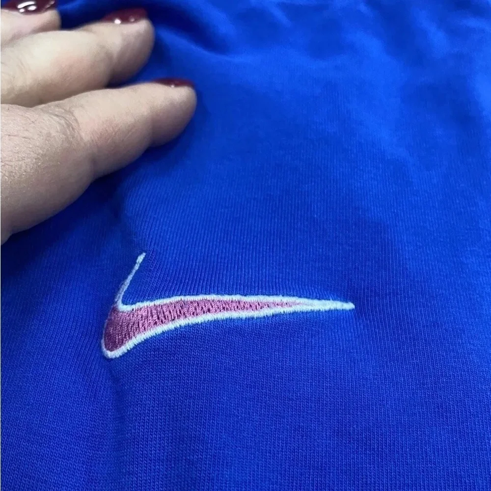 NIKE Women’s Athletic Leggings CJ3693-480 Game Royal Blue & Pink Size Small